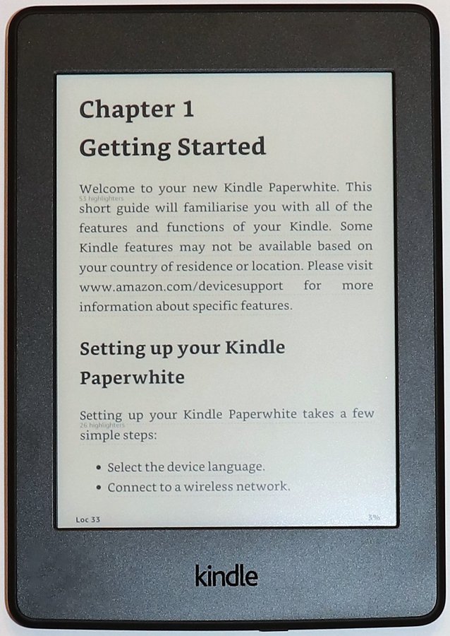 Amazon Paperwhite 3